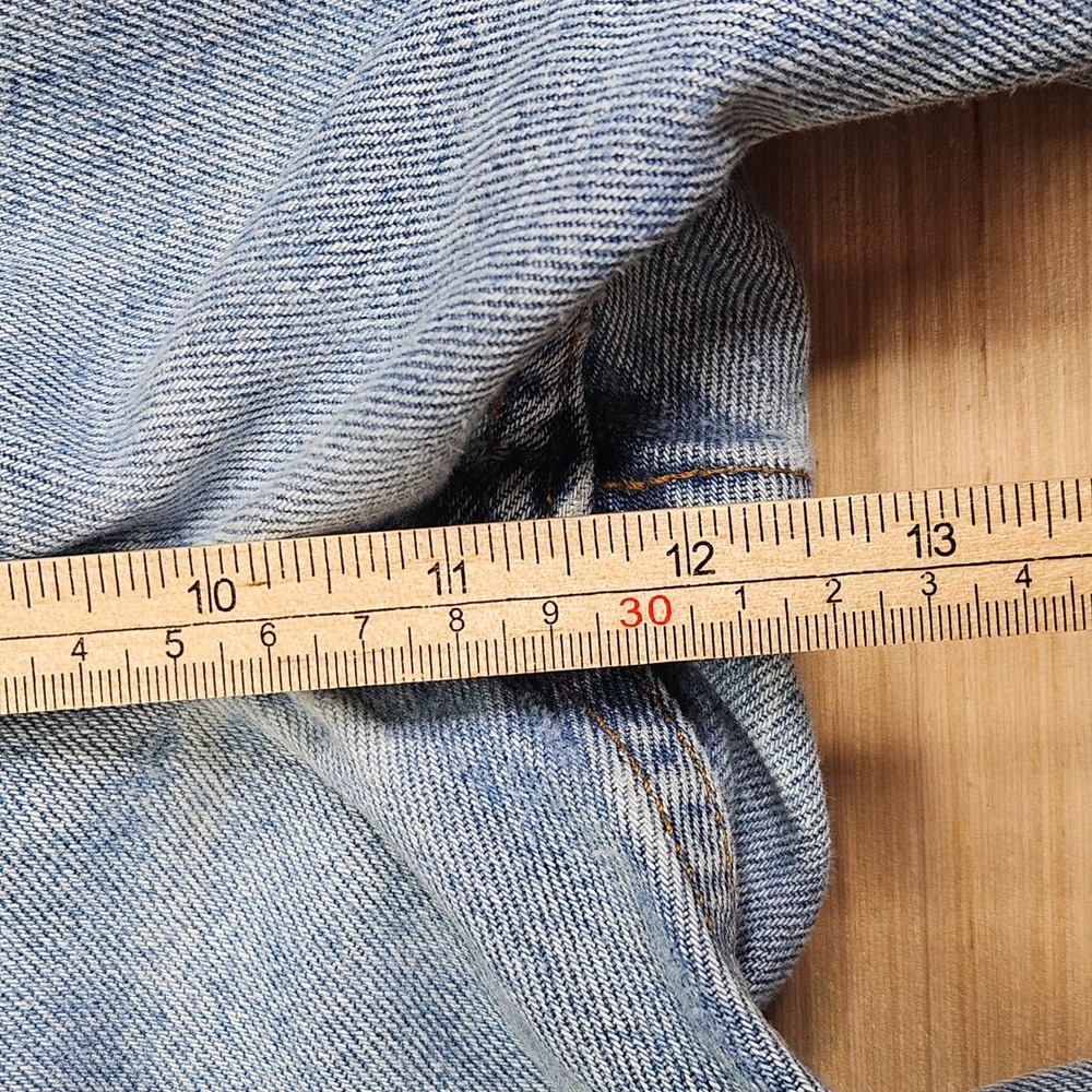 Vintage 90s Levi's Jeans Mens 34x30 Fit 32x30 Light Blue 550 Relaxed Fit Tapered - Picture 10 of 16